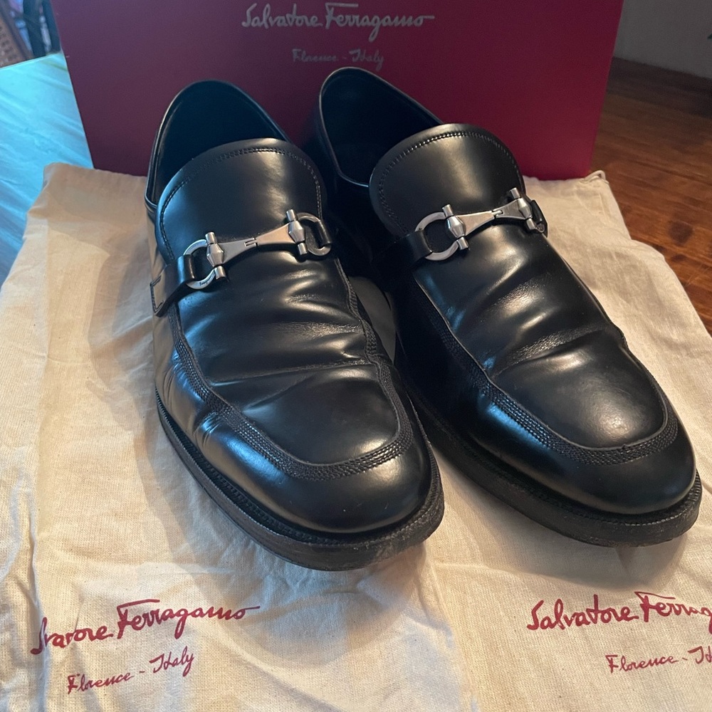 Gently used Salvatore Ferragamo loafers Size 11.5